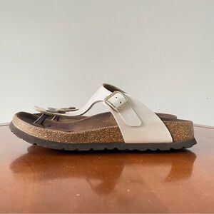 Birkenstock Betula Gizeh White Thong Sandals